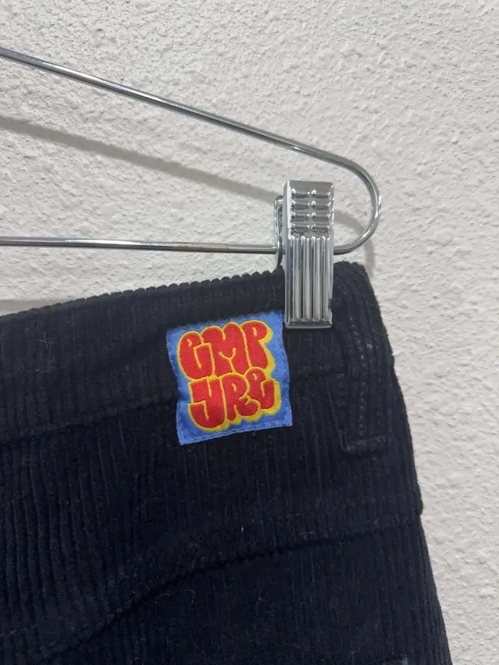 Empyre Loose Fit Men's Black Corduroy Pants Size 34
